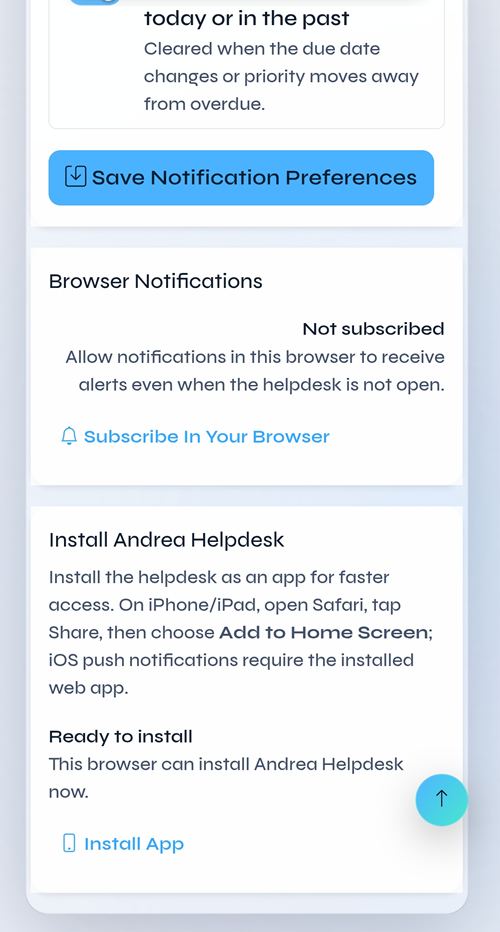 Android install app option