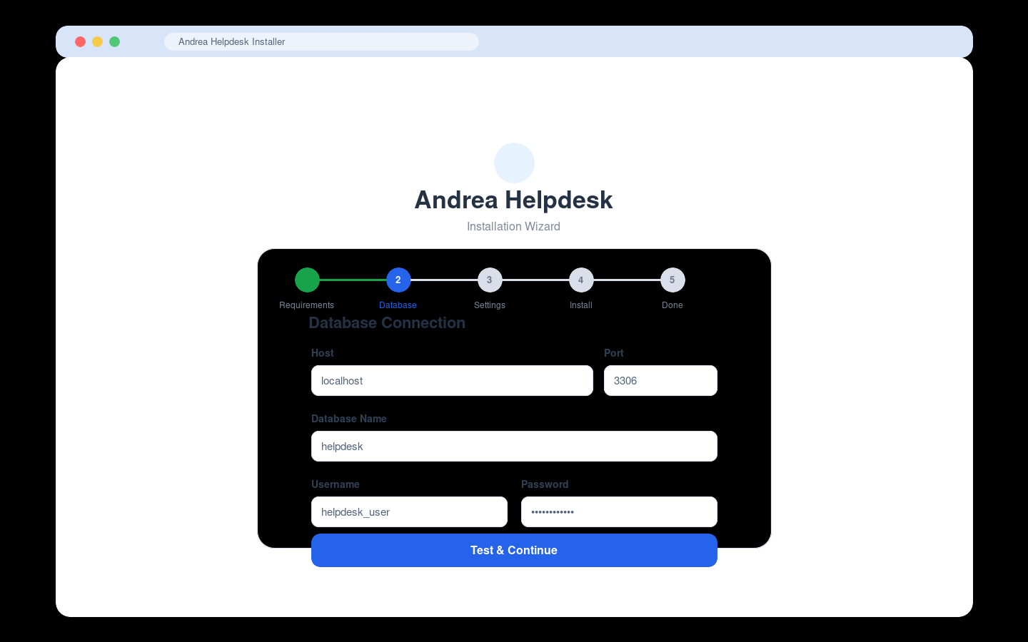 Web Installer Database